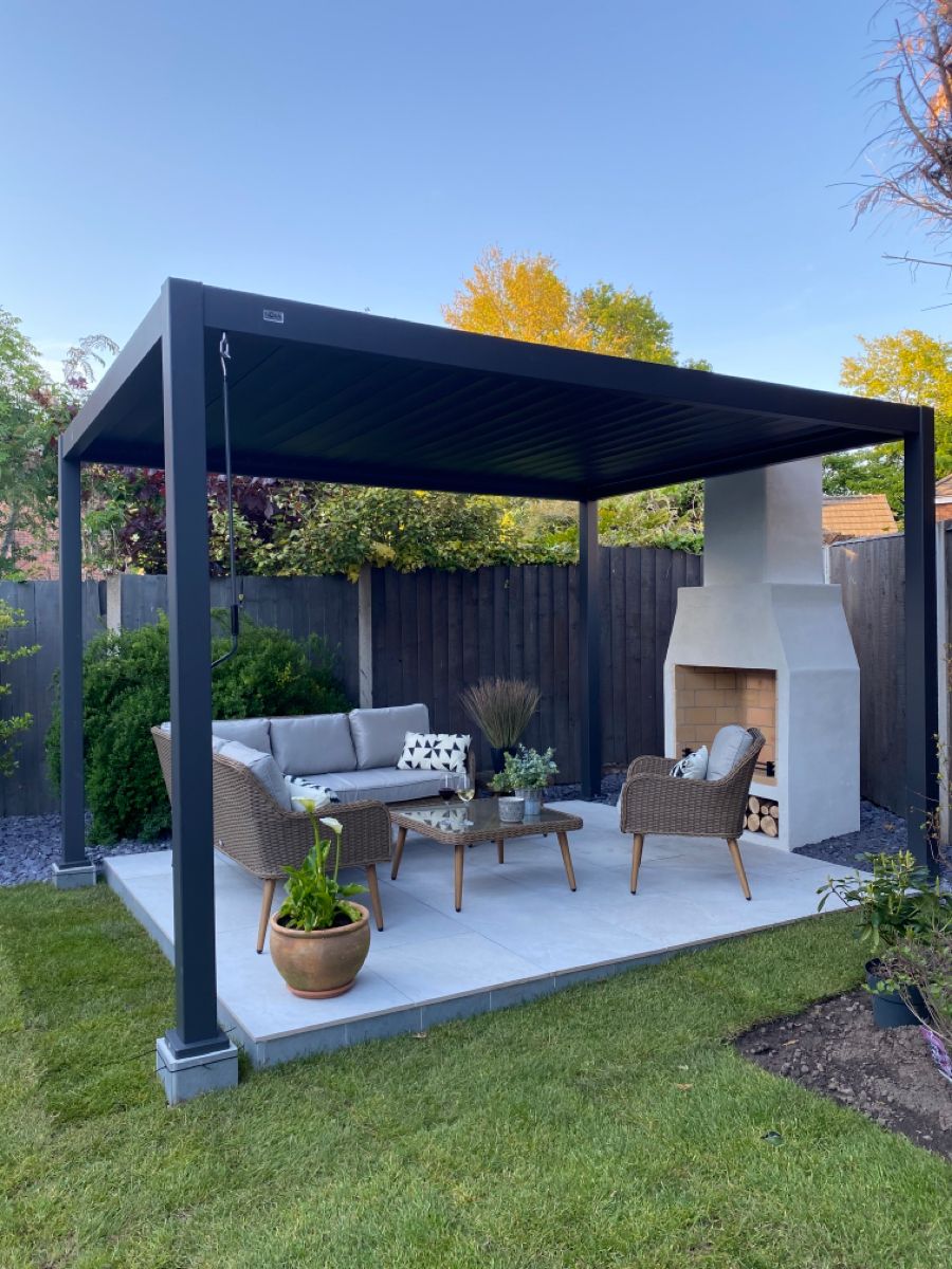 Villa Minimalist Style Outdoor - Outdoor Furniture Metal review and price