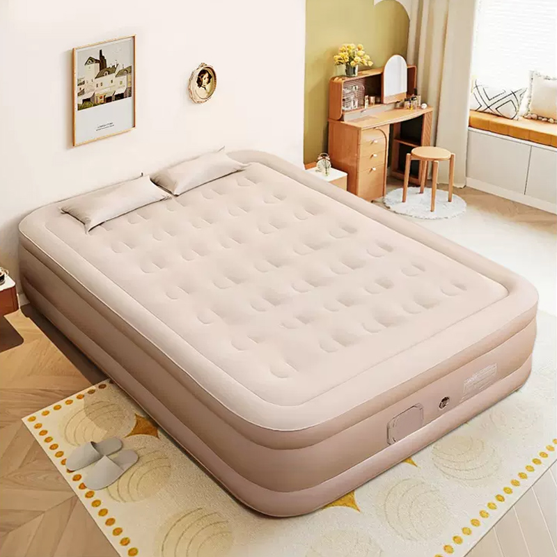 Queen Air Mattress with Built  - Outdoor Furniture Luxury review and price