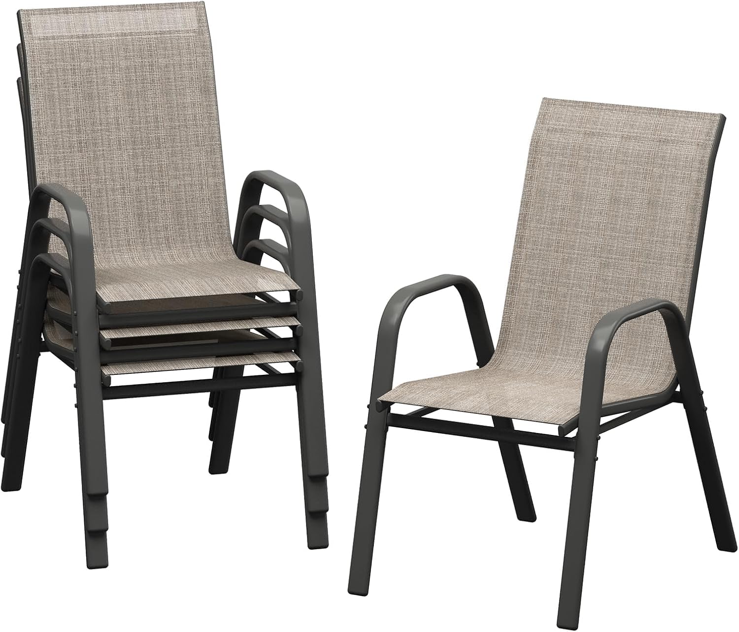 Patio Dining Chairs Set of 4,  - Outdoor Furniture Metal Chairs review and price